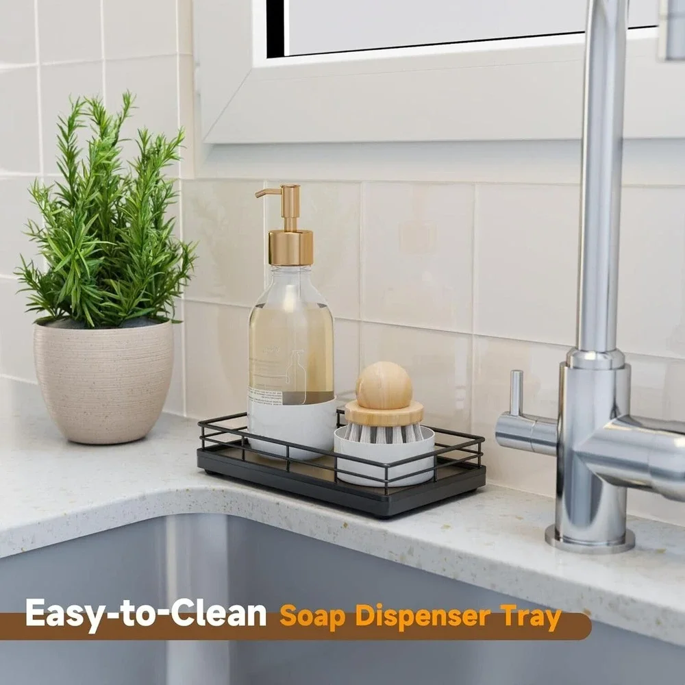 Oak Kitchen Soap Tray, 7.6
